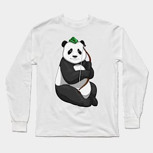 Panda Archer Bow Long Sleeve T-Shirt